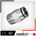 B102 MPC high quality Angricht pneumatic fitting / brass straight male tube fitting / pipe connector